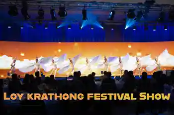 Loy krathong festival Show